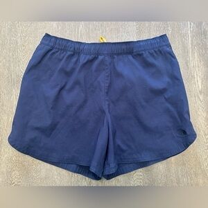 WORN ONCE THE NORTH FACE NAVY BLUE ATHLETIC SHORTS - Size Large SKU:297